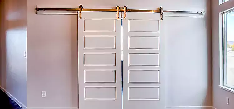 Glass Barn Door with Installation Hardware Kit Belmont